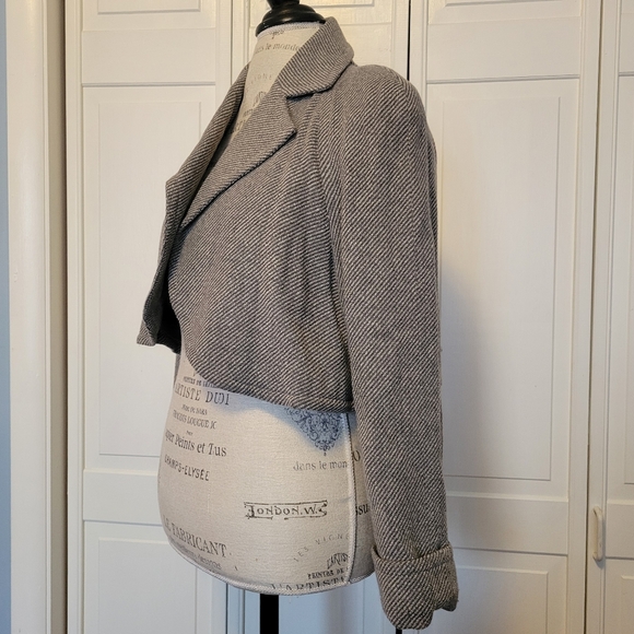 Vintage Georges Marciano (pre-Guess) Wool Blend Cropped Jacket - Picture 6 of 15